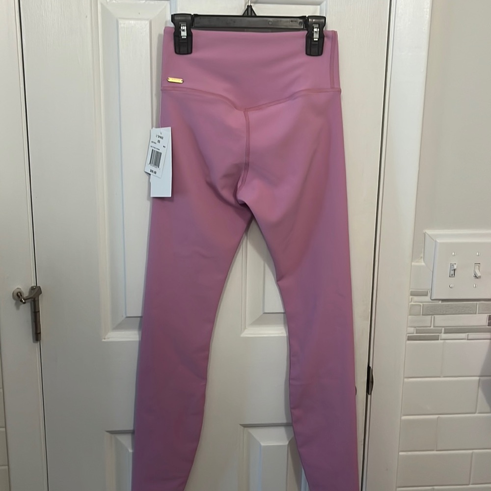 L Space legging Hot to Trot size xs mauve ribbed
